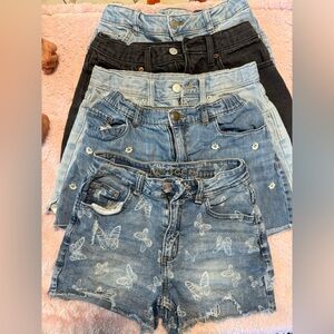 5 Girl Shorts with Adjustable Tabs (Size 14)